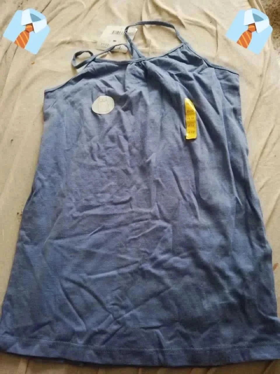 Débardeur Bleu 11-12 ans 152 cm Neuf avec étiquette